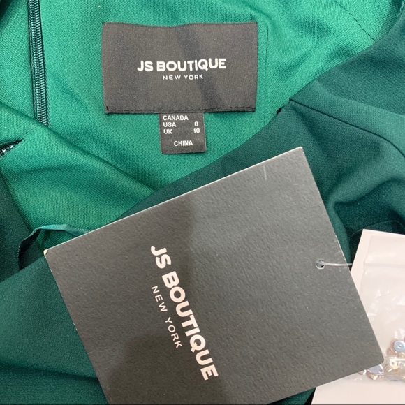 💥 JS Boutique Embellished Mock Neck Dress - Picture 5 of 8